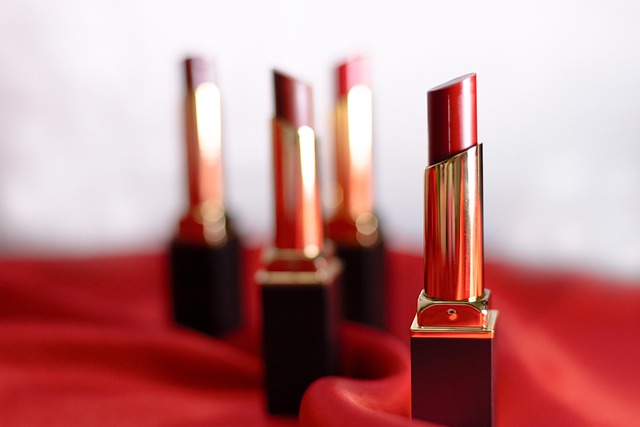 campioni rossetto diverse tonalità rosa nude e berry